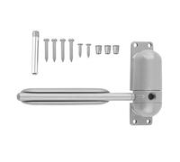 Mini Chiudiporta Automatico A Molla Grigio, Fermaporta Di Sicurezza Antincendio Regolabile For Interni Ed Esterni Stabile, Basso Rumore