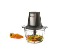 Mini Chopper Tritatutto da Cucina con Lame in Acciaio Inox, Capienza 1 L, Potenza 400 W