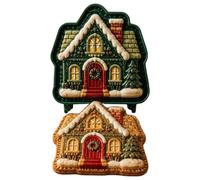 Mini Christmas Cookie Mold Set (6 shapes) for Tarts/Tortes | Gingerbread Man Santa for SNOWMAN Soldier Holiday Embossed Cookie Press for Family Baking Night And Festive Parties