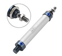 Mini Cilindro Aria in Lega di Alluminio MAL25-100 Pistone Ad Aria Compressa Cilindro Pneumatico Sottile a 25mm Alesaggio 100mm Corsa a Biella Doppia Azione