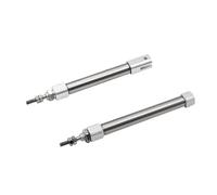 Mini Cilindro CDJ2B10/12/16-5/10/15/20/25/30/35/40/50 In Acciaio Inox Elemento Pneumatico In Miniatura CDJ2D(Stroke 45mm,CDJ2B12)