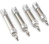 mini cilindro pneumatico a stelo singolo, CDJ2D Cilindro pneumatico a doppio effetto, stelo singolo, foro 10-16 mm, corsa 5-200 mm(Stroke 45mm,Bore 16mm)