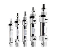 mini cilindro pneumatico a stelo singolo, Cilindro pneumatico Standard Doppio effetto Stelo semplice Mini 10 12 16 20 25 Corsa 35 40 50 mm(Stroke 40mm,C85N12)