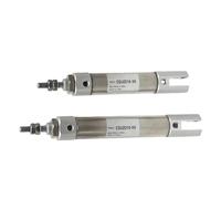mini cilindro pneumatico a stelo singolo, CJ2D10 CJ2D16 Mini cilindro pneumatico a doppio effetto, stelo singolo, cerniera doppia, dimensioni multiple(Stroke 10mm,CJ2D16 Bore16mm)