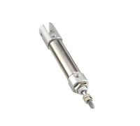 Mini cilindro pneumatico ad aria, Cilindro a doppio effetto CDJ2D10 Pneumatico a stelo singolo Diametro 10 mm Corsa 5-200 mm(CDJ2D10-20-B)