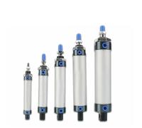 Mini cilindro pneumatico serie MAL 16/20/25/32mm alesaggio 25/50/75/100/125/150mm corsa a doppio effetto cilindro pneumatico in lega di alluminio(50mm Stroke,Bore 40mm)
