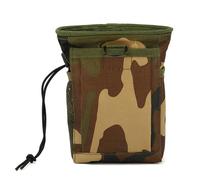 Mini cintura per attrezzi con attacco tascabile per organizer in nylon, borsa per cintura per attrezzi con clip per attrezzi, viti e chiodi (Marrone, S)