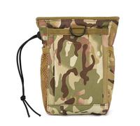Mini cintura per attrezzi con attacco tascabile per organizer in nylon, borsa per cintura per attrezzi con clip per attrezzi, viti e chiodi (Marrone chiaro, S)