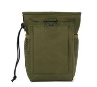Mini cintura per attrezzi con attacco tascabile per organizer in nylon, borsa per cintura per attrezzi con clip per attrezzi, viti e chiodi (Verde, S)