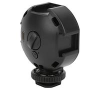 Mini Circle Fill Light Portatile 3200K-6500K con Tre Sorgenti Luminose Regolazione a Cinque Marce per Lo Streaming Live