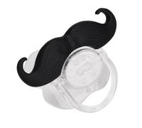 Mini ciuccio portatile per barba e labbra, ecologico, in silicone per uso alimentare, per neonati, design ergonomico con copertura antipolvere, per un'alimentazione sicura e divertente (11 barba