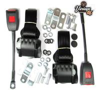 Mini Classic Anteriore Coppia Completamente Automatico Inerzia Nero Cintura Kit