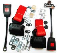 Mini Classic Anteriore Coppia Completamente Automatico Inerzia Rosso Cintura Kit