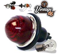 Mini Classic Lucas Stile Vetro Pallottola REAR FOG Stop e Coda Luce Lampada 12v