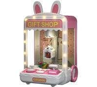 Mini Claw Machine Suoni regolabili e Music Kids Claw Machine con mini peluche ＆ giocattoli a capsula arcade game mini distributori di compleanno per ragazze 2.