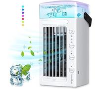 Mini Clima Portatile - Risparmio Energetico Mini Condizionatore Portatile Ad Acqua - Usa Solo Acqua Pulita Condizionatore Da Stanza, per La Camera Da Letto Dell'Ufficio Da Viaggio A Casa