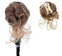 Mini clip ad artiglio nelle orecchie di gatto disordinate Capelli corti artigli sintetici su chignon Estensione dei capelli Ciambella Updo Clip ad artiglio nel parrucchino per le donne-SW207-12H24