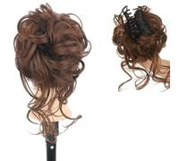 Mini clip ad artiglio nelle orecchie di gatto disordinate Capelli corti artigli sintetici su chignon Estensione dei capelli Ciambella Updo Clip ad artiglio nel parrucchino per le donne-SW207-8I27