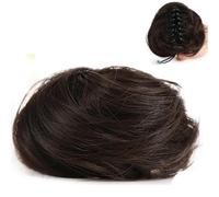 Mini clip ad artiglio nelle orecchie di gatto disordinate Capelli corti Artiglio sintetico su chignon Estensione dei capelli Ciambella Updo Clip ad artiglio nel parrucchino per le donne-FB001-4