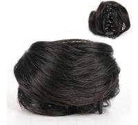 Mini clip ad artiglio nelle orecchie di gatto disordinate Capelli corti Artiglio sintetico su chignon Estensione dei capelli Ciambella Updo Clip ad artiglio nel parrucchino per le donne-FB001-2