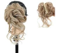 Mini clip artiglio nelle orecchie di gatto disordinate Capelli corti artigli sintetici su chignon Estensione dei capelli Ciambella Updo Clip artiglio nel parrucchino per le donne-SW207-27I613