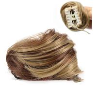 Mini clip artiglio nelle orecchie di gatto disordinate Capelli corti artigli sintetici su chignon Estensione dei capelli Ciambella Updo Clip artiglio nel parrucchino per le donne-FB001-12H24