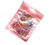 Mini Clip di carta Heart Colorful Cute Fancy Small Metal Office School Supplies 50pcs a forma di cuore Clip per l'organizzatore di documenti per l'uso della scuola di casa
