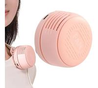 Mini Clip Fan, Rechargeable Bladeless Handheld Cooler, 6.7x6.5x5.2cm Personal Cooling Portable Wearable Fan For Bag Shirt Waist Neck Travel Outdoor Summer Beach Home Bedroom Office Golf Hiking Use