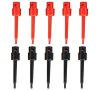 Mini Clip Gancio di Prova Multimetro,P5002 Multimetro Gancio di Prova Piombo Grabber per SMT/SMD IC D20 Saldatura del Cavo Test per la Prova Elettronica (Piccolo Hook Clip)10PC