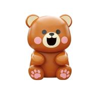 Mini Çlip-on Cup Fan - Portable Bear Coffee Chiller | Cute Pocket Food Cool