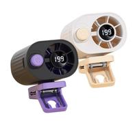 Mini Clip on Fan - Bladeless USB Rechargeable Adjustable Cooling Device