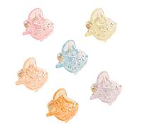 Mini Clip per Capelli,Piccoli Mollettoni Capelli 24 Pack Mollette en Plastica Mollettoni Orchidea Pinze per Artigli per Ragazze e Donne (Multicolore)
