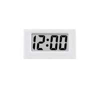 Mini Clock LED Screen Lectronic Digital Alarm Desktop Clock White