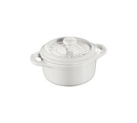 Mini Cocotte 10 cm Bianca in Ceramica