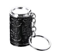 Mini Coin Purse Keychain Change Jar, Coin Keychain,21 Quarters Anti-Spill Women Men - For Backpack Bag Tote Key Ring Home Office School Indoor Outdoor Travel Trip