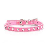 Mini collare per gatti in pelle intarsiata è adatto per cani e gatti di piccola taglia Collari per animali domestici Passeggiata all'aperto Il cane Accessori per animali Professionale e attraente.