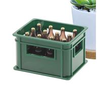 Mini collezione di bottiglie di alcol - realistiche bottiglie di birra Abs Miniature, piccoli oggetti decorativi per la mostra | Fairy Garden Pub Bar decorazione tavolo per foto - di scena