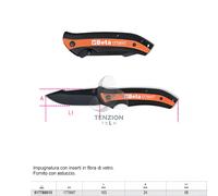 Mini Coltello Acciaio Inox Fibra Di Vetro - Beta 1778M7