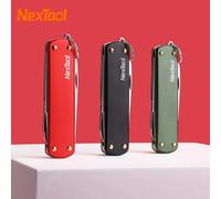 Mini coltello tascabile multifunzionale forbici pieghevoli cacciavite portatile pieghevole all'aperto sopravvivenza taglierina strumenti di riparazione multiuso