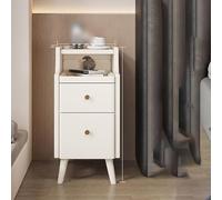 Mini comodino, tavolino stretto per soggiorno, camera da letto e ufficio. | Il comodino stretto e compatto da 20x40x52 cm si adatta anche agli spazi più ristretti; il design leggero lo rende ideale per