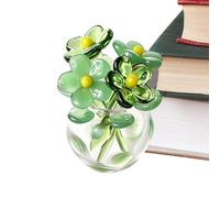 Mini composizioni floreali in con vaso | Bouquet artificiale accompagnato da un vaso | Bouquet floreale, per la festa della mamma, il matrimonio, la casa, l'ufficio e i compleanni come