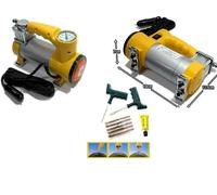 mini compressore 12vl KIT riparazione pneumatici GOMME TUBELESS PRESSIONE GOMMME