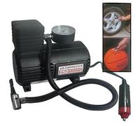 MINI COMPRESSORE AD ARIA PORTATILE CASA VIAGGI AUTO HOBBIES AC/DC 12V/220W 250PS