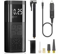 Mini Compressore Ad Aria Portatile Digitale Gonfiatore Ricaricabile 12 V Display