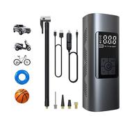 MINI COMPRESSORE AD ARIA PORTATILE GONFIATORE RICARICABILE DISPLAY LED AUTO