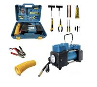 Mini Compressore Aria 12V 2 Cilindri 150PSI per Auto Casa Furgone + Valigetta