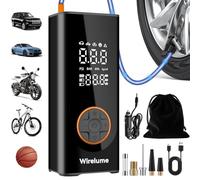 Mini compressore aria portatile Gonfiatore per pneumatici senza fili pompa digitale per pneumatici per auto elettrica DC 12V 150PSI di veicoli/bici/gonfiabili con preimpostato funzione