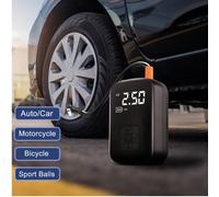 MINI COMPRESSORE ARIA RICARICABILE USB GONFIATORE PORTATILE ELETTRICO AUTO BICI