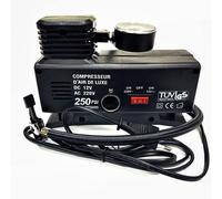 MINI COMPRESSORE COMPATTO AD ARIA CON MANOMETRO PER PNEUMATICI DC 12V E AC 220V
