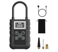 Mini Compressore D'Aria Portatile Auto, YOYOPOW Pompa Elettrica 150PSI per Bicicletta, Gonfia Elettrico per Palloncini con Schermo LCD Digitale e Torcia LED per Vetture/Bici/Moto/Scooter/Pallone